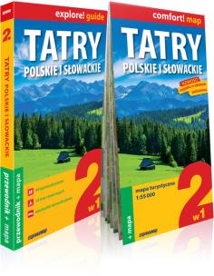 Okładka książki Tatry polskie i słowackie explore! guide