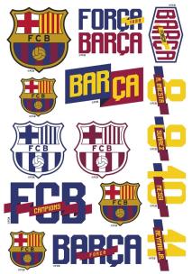 Opakowanie Tatuaże wodne FC-122 FC Barca Fan 4 ASTRA
