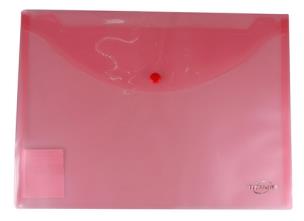 Opakowanie Teczka kopertowa A4 czerwona transparentna