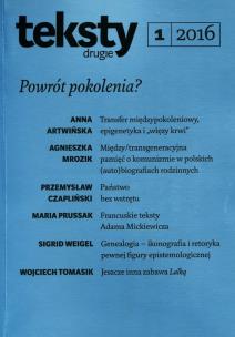 Opakowanie Teksty drugie 1/2016