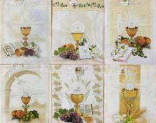 Opakowanie Torebka ozdobna laminowana komunijna PL-9 mix