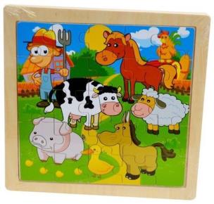 Opakowanie Układanka drewniana