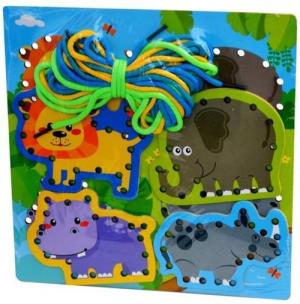 Opakowanie Układanka drewniana Zwierzęta afrykańskie