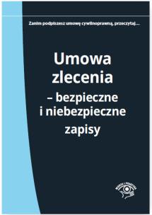 Okładka książki Umowa zlecenia