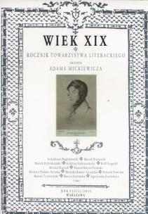 Opakowanie Wiek XIX Rocznik Towarzystwa Literackiego im. Adama Mickiewicza Rok VIII