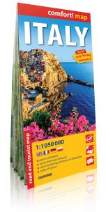 Opakowanie Włochy comfort! map laminowana mapa samochodowo - turystyczna