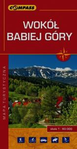 Okładka książki Wokół Babiej mapa turystyczna 1:60 000