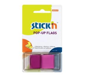 Opakowanie Zakładki indeksujące w podajniku pojedyncze fioletowe