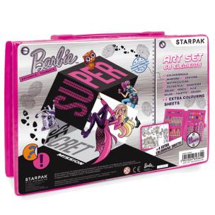 Opakowanie Zestaw artystyczny 68 elementów Barbie Tajne Agent