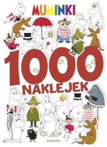 Okładka książki 1000 naklejek. Muminki