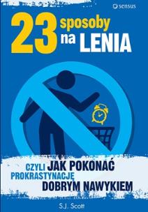 Okładka książki 23 sposoby na lenia, czyli jak pokonać prokrastyna