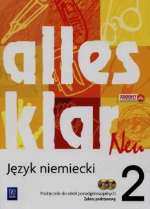 Okładka książki Alles klar Neu. Język niemiecki. podręcznik Część 2. Zakres 