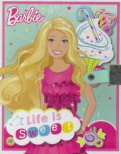 Opakowanie Barbie. Life is sweet - Pamiętnik z kłódką