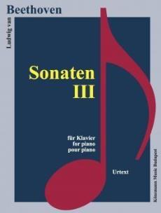 Okładka książki Beethoven. Sonaten III fur Klavier