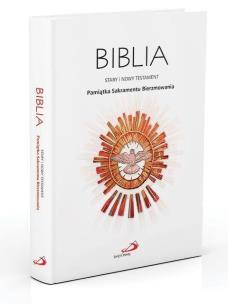 Okładka książki Biblia ST i NT. Pamiątka Sakramentu Bierzmowania