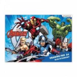 Opakowanie Blok rysunkowy A4/20K biały Avengers 20szt