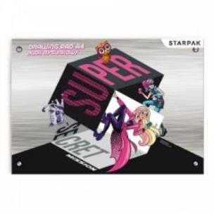 Opakowanie Blok rysunkowy A4/20K biały Barbie Agentki 20szt