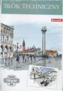 Opakowanie Blok techniczny A4/10K 190g (5szt)