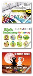 Opakowanie Blok techniczny kolorowy A3/10K (10szt) LUCRUM