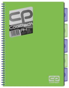 Opakowanie Brulion A4 CoolPack 200 kartek zielony neon