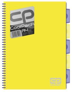 Opakowanie Brulion A4 CoolPack 200 kartek żółty neon