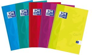 Opakowanie Brulion A5 Oxford Soft Touch w kratkę 96 kartek mix