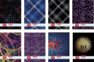 Opakowanie Brulion A5/96k kratka Caleidoscope (5szt)