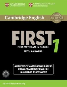 Opakowanie Cambridge English First 1 Authentic examination papers with answers + 2CD