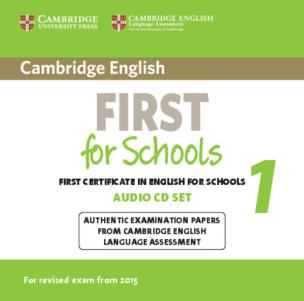 Opakowanie Cambridge English First for Schools 1 2CD