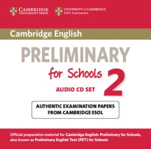 Opakowanie Cambridge English Preliminary for Schools 2 Audio 2CD