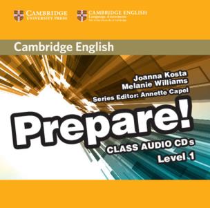 Okładka książki Cambridge English Prepare! 1 Class Audio 2CD