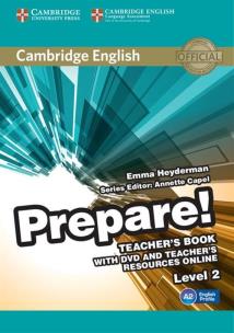 Okładka książki Cambridge English Prepare! 2 Teacher's Book + DVD