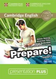 Okładka książki Cambridge English Prepare! 7 Presentation Plus
