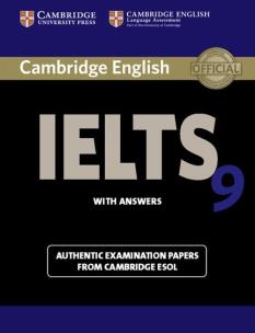 Opakowanie Cambridge IELTS 9 Authentic axamination papers with answers