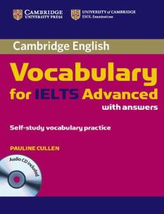 Okładka książki Cambridge Vocabulary for IELTS Advanced with answers + CD
