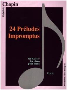 Okładka książki Chopin. 24 Preludes, Impromptus fur Klavier