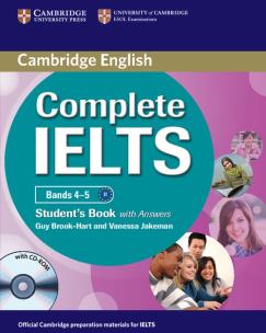 Okładka książki Complete IELTS Bands 4-5 Student's Book with answers with CD-ROM