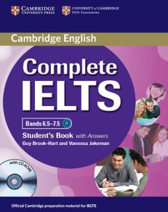 Okładka książki Complete IELTS Bands 6.5-7.5 Student's Book with answers + CD