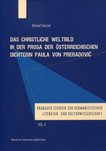 Okładka książki Das christliche Weltbild in der Prosa der Osterreichischen Dichterin Paula von Preradović
