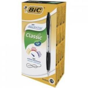 Opakowanie Długopis Atlantis Classic Czarny (12 szt) BIC