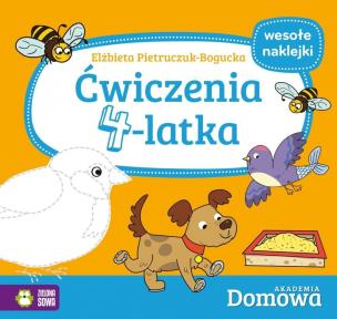Okładka książki Domowa Akademia. Ćwiczenia 4-latka
