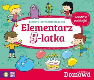 Okładka książki Domowa Akademia. Elementarz 5-latka