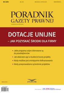 Opakowanie Dotacje unijne - jak pozyskać środki dla firmy