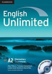 Okładka książki English Unlimited Elementary Coursebook with e-Portfolio DVD-ROM