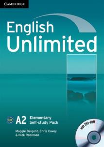 Okładka książki English Unlimited Elementary Self-study Pack Workbook + DVD