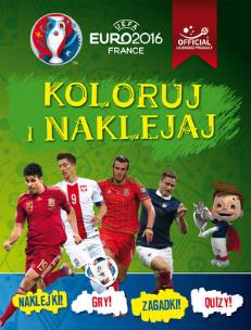 Okładka książki EURO 2016 Koloruj i naklejaj