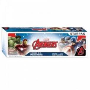 Opakowanie Farby plakatowe Avengers 12 kolorów