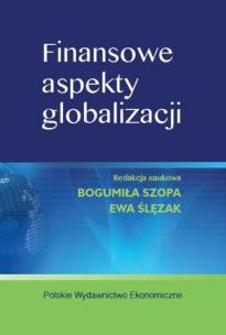 Okładka książki Finansowe aspekty globalizacji