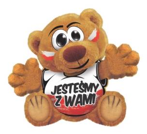 Opakowanie Funny Bear Kibic - Jesteśmy z Wami