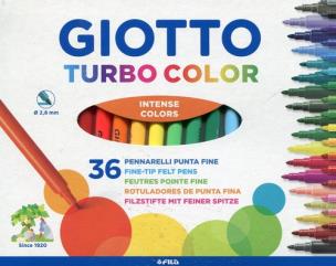 Okładka książki Giotto Flamastry Turbo Color 36 sztuk